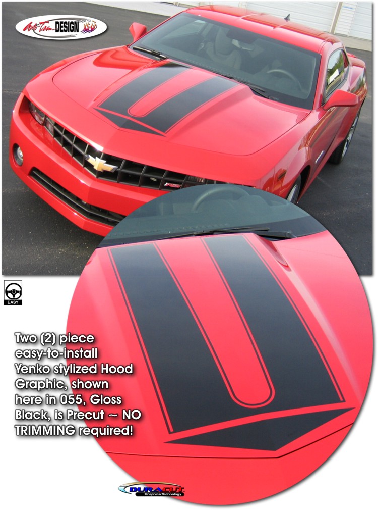 Auto Trim DESIGN Chevrolet Camaro Yenko Style Hood Graphic Kit 1